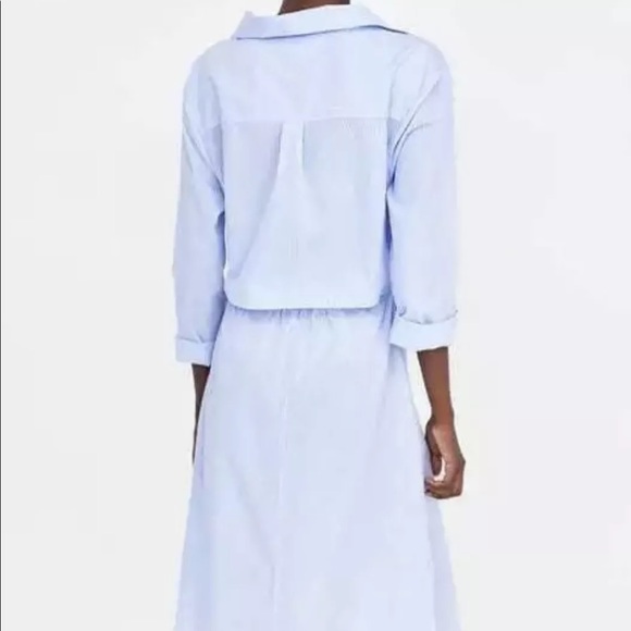 ❤️NWT ZARA STRIPED DRESS WITH KNOTTED DETAIL - Picture 6 of 8